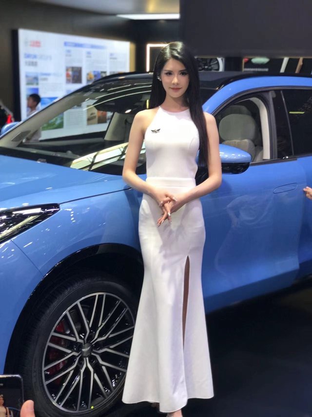 车展模特明显没有以前那么多了