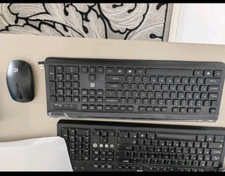 惠普（HP）键盘 有线办公键盘104键耐磨防泼溅水 人体工学手感舒适高效办公游戏键盘K10