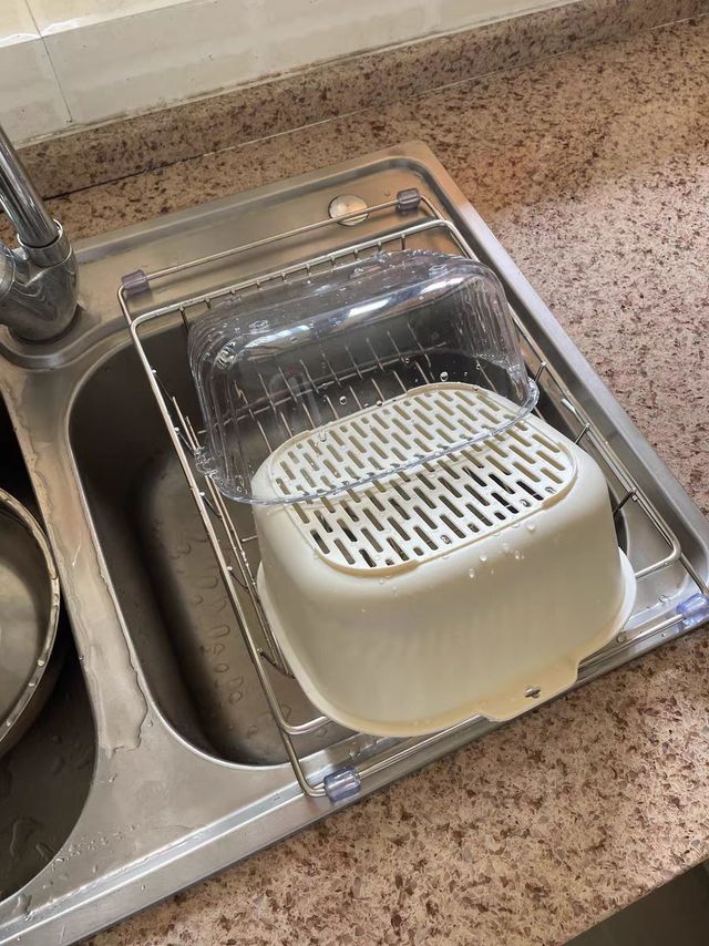 水槽沥水篮不锈钢洗碗池洗菜盆伸缩厨房置物架碗碟收纳架厨房用品