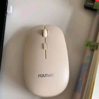 方正Founder无线鼠标 N200 轻音鼠标 四色可选 便携办公 鼠标无线2.4G 台式机笔记本电脑鼠标【米色】