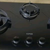 苏泊尔（SUPOR）燃气灶家用天然气灶 台嵌两用三眼灶具 5.2kW大火力 三区烹饪黑晶面板 DB82S燃气灶