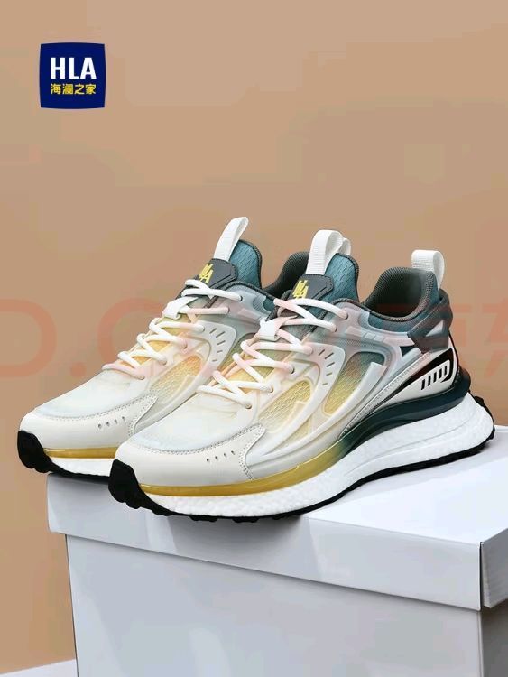 出游穿搭！海澜之家（HLA）运动男鞋休闲网面轻便舒适百搭