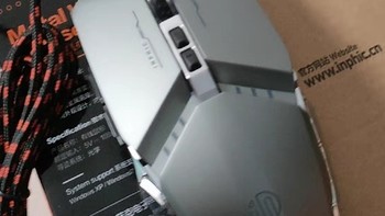 英菲克PW2机械有线鼠标宏电竞游戏专用电脑办公静音吃鸡无有声