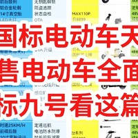 九号新国标电动车天梯图，10款网售电动车全面分享，买新国标九号看这篇就够了