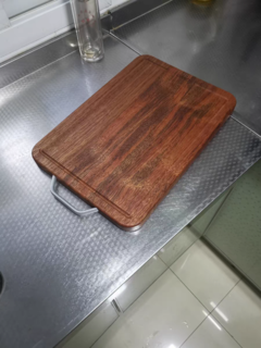sowe百年龄乌檀木菜板防霉抗菌家用实木砧板双面切菜案板厨房专用