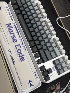 狼蛛机械键盘F3087键青红黑茶轴电竞游戏家用商务有线键鼠套装