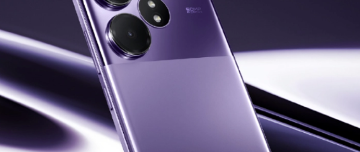 realme真我GT Neo6手机新配色亮相：灵犀紫光哑拼接设计，首场 AI 数字人发布会举行