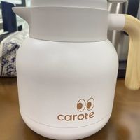 卡罗特保温壶家用暖水壶焖泡壶大容量办公室不锈钢茶水分离焖茶壶