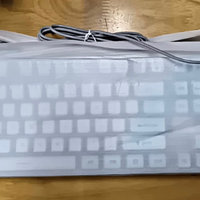 银雕K500蓝白双拼白光彩色键盘