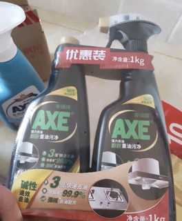 斧头牌（AXE）强力去油厨房重油污净500g*2瓶 气味清香 3倍快速去油