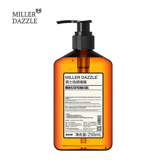 米叻millerdazzle男士啫喱膏：持久定型，塑造男士魅力新风尚