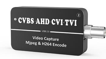 LCC261高清模拟视频采集卡，一卡实现CVBS四合一信号的采集和传输