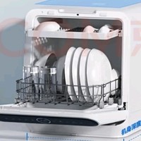 厨房神器秀翻天！美的（Midea）洗碗机台式M10Pro 新升级85°热风烘干 高温除菌 