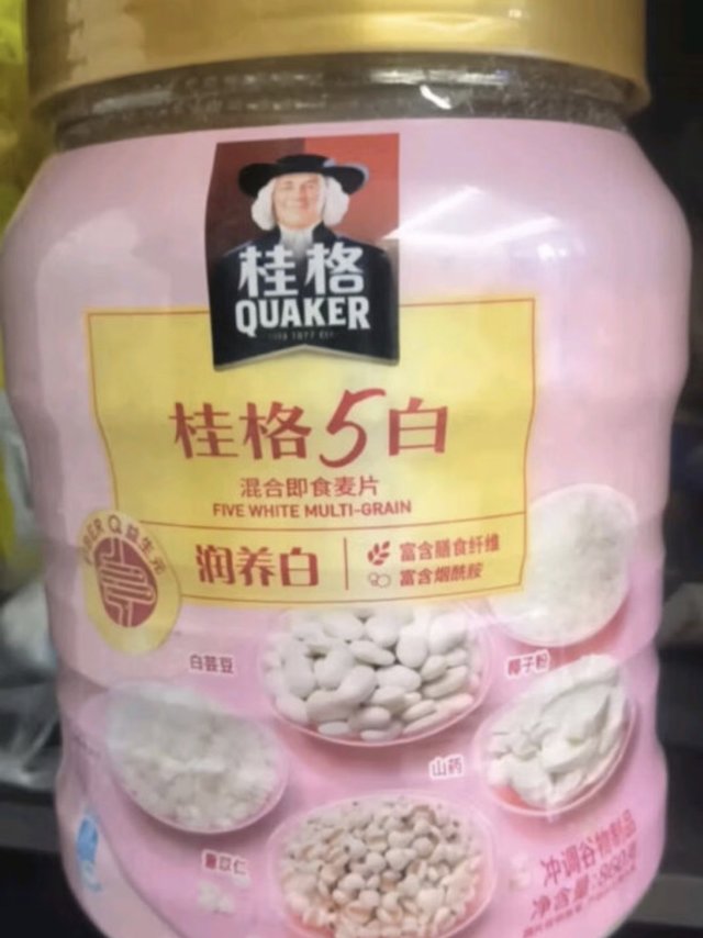 桂格5白混合即食燕麦片