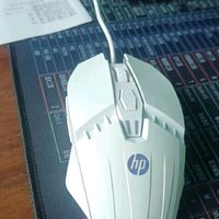 惠普（HP） 游戏鼠标有线USB静音宏机械电竞笔记本台式机电脑办公通用键鼠套装 M1白色有声