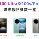 骁龙8 Gen3压轴旗舰！一张图读懂vivo全新X100 Ultra/X100s/Pro系列：详细配置参数对比