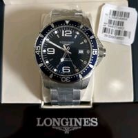 浪琴（LONGINES）瑞士手表 康卡斯潜水系列 机械钢带男表 520情人节礼物 L38414966