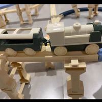 淘宝上的木制小火车