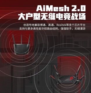 双2.5G网口电竞路由ROG AX6000