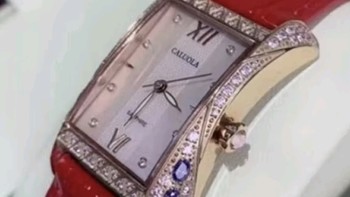 飞亚达（FIYTA）手表女 商场同款倾城系列石英表 锆石表圈白盘红皮带 节日礼物