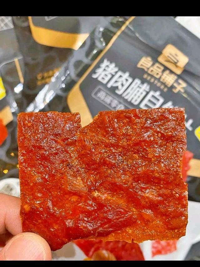 良品铺子 猪肉脯自然片100g靖江风味猪肉干肉脯肉类零食休闲网红小吃年货