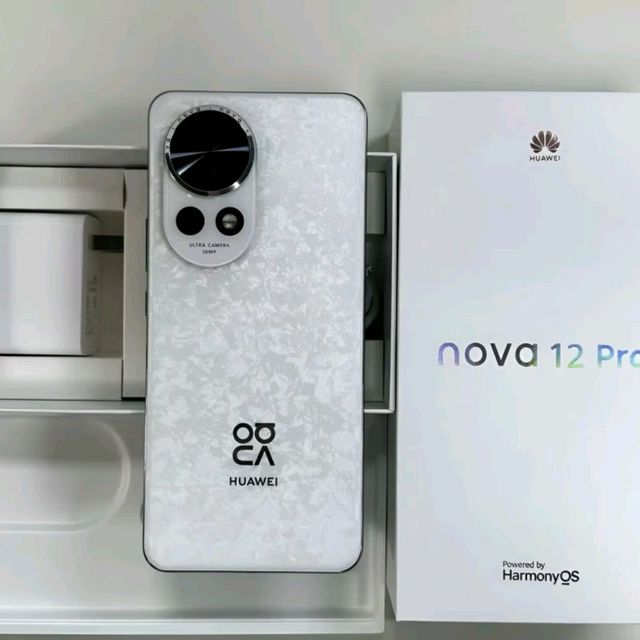 ✨🌸华为nova 12 Pro樱语白，我的梦幻自拍神器！📸🌟