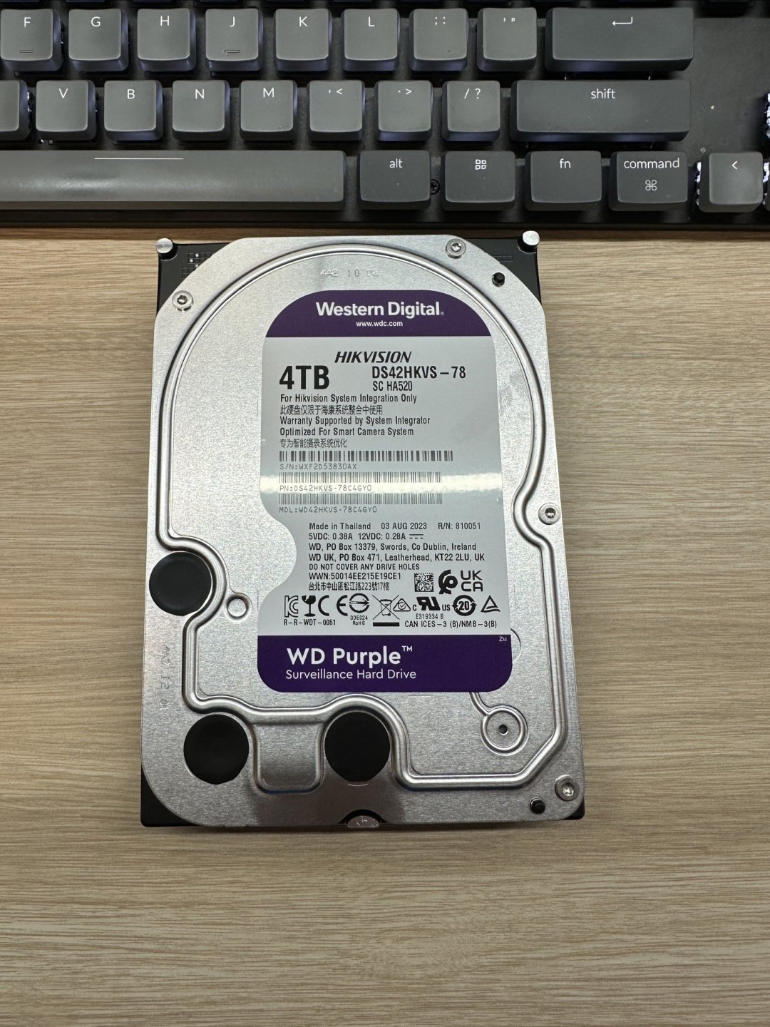 Western Digital4TB HIKVISION DS42HKVS-78