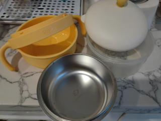 苏泊尔宝宝婴儿辅食碗抗菌注水保温吃饭专用工具恒温碗研磨餐具