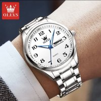 ￼￼欧利时（OLEVS）瑞士认证品牌手表原装石英机芯男士手表夜光防水简约气质男士国表