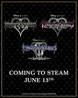 【Steam新作】SE《王国之心》系列将于6月13日登录Steam。 
