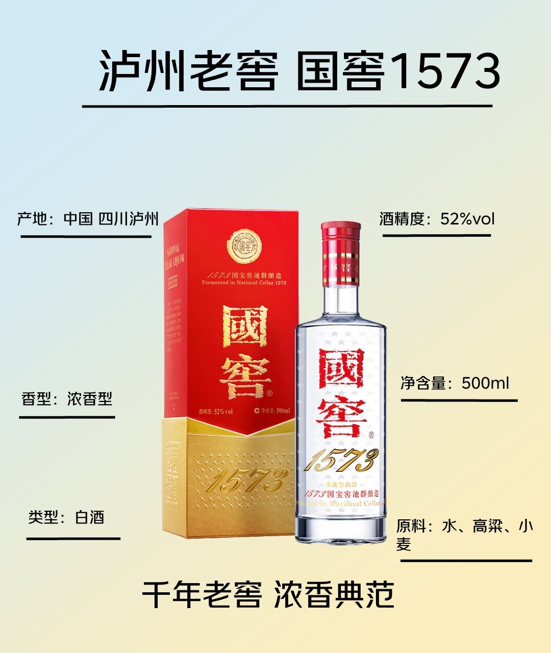 国窖1573白酒怎么样国窖1573 浓香典范尾净香长_什么值得买