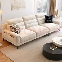 618购后晒！帕沙曼（pashaman）沙发 布艺沙发棉麻现代小户型客厅高靠背可置物乳胶沙发 