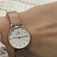 丹尼尔惠灵顿（DanielWellington）DW手表女 简约欧美表钢带石英女士手表生日礼物送女友