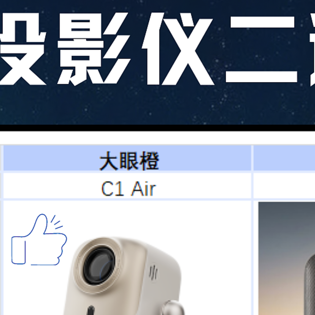 两台千元投影仪选哪个？附画面实测...