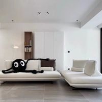 普拉多沙发布艺写意空间客厅小户型意式极简设计师双面prado沙发