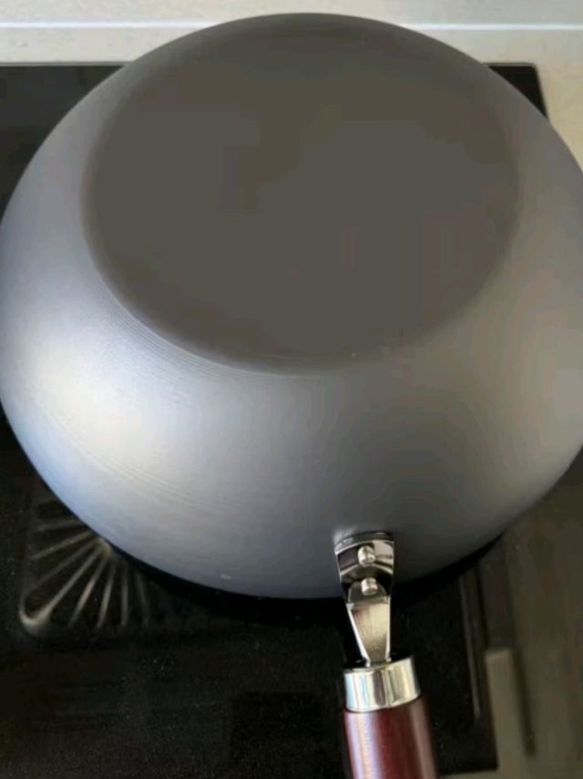 RIVER LIGHT日本极牌进口炒锅30cm熟铁锅无涂层轻量炒菜锅 电磁炉燃气通用