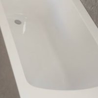 浪鲸（SSWW） 卫浴 一体式按摩冲浪浴缸亚克力家用成人浴室泡澡大浴缸方形浴池 1.5米空缸【左裙】￼￼