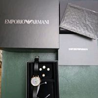 安普里奥阿玛尼（Emporio Armani）手表女士 首饰套装时尚潮流石英女表送女生送老婆生日礼物AR80011