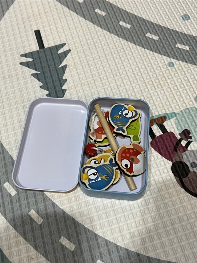 不到4块的hape钓鱼玩具，太便宜了！
