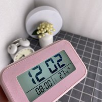 深圳线下急淘的新摄影道具标价35块的粉色马卡龙时钟