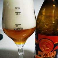 泡沫三指 篇九：西班牙原装进口佩德罗小麦啤酒1000ml