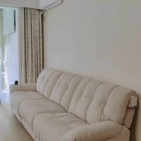 乐至宝零靠墙奶油风沙发，小户型客厅的绝美之选！
