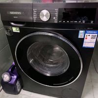 西门子（SIEMENS）iQ300曜石黑系列 10公斤滚筒全自动洗衣机烘干一体机 