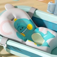 宝藏母婴好物！劳可里尼（NOCOLLINY）婴儿洗澡盆可折叠 儿童浴盆大号可坐可躺 宝宝洗澡桶新生儿童用品 
