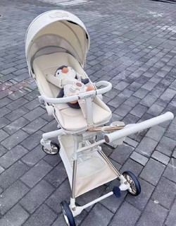 这款婴儿推车的双向推行设计非常实用，