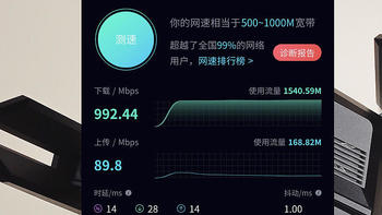 强大如斯，跑满千兆宽带，轻松覆盖两百平，锐捷天蝎BE72 Pro体验