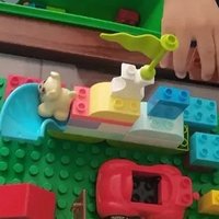 乐高（LEGO）积木拼装得宝10980 绿色底板大颗粒积木桌儿童玩具六一儿童节礼物