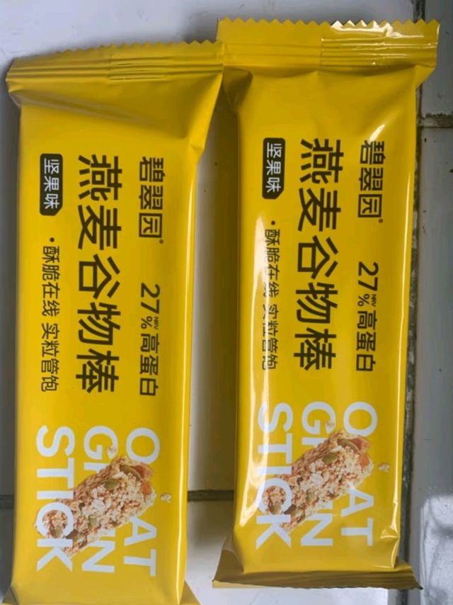 饱腹零食新选择，碧翠园谷物棒