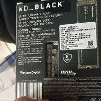WD_BLACK西数SN850 500g固态硬盘m2
