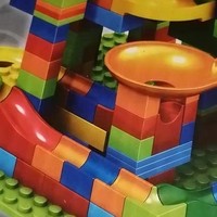 积木玩具拼装大颗粒兼容乐高男女孩3到6岁小颗粒滑道儿童智力开发